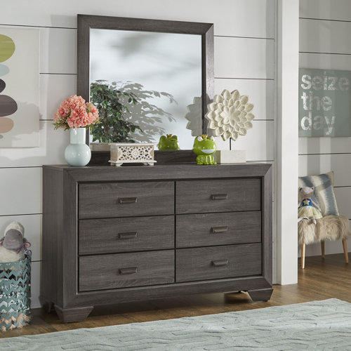 Gracie Oaks Argenta 6 Drawer Dresser Wayfair
